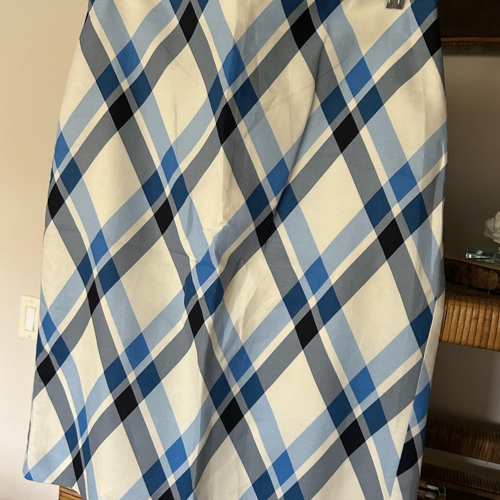 Blue Plaid Women's Skirt